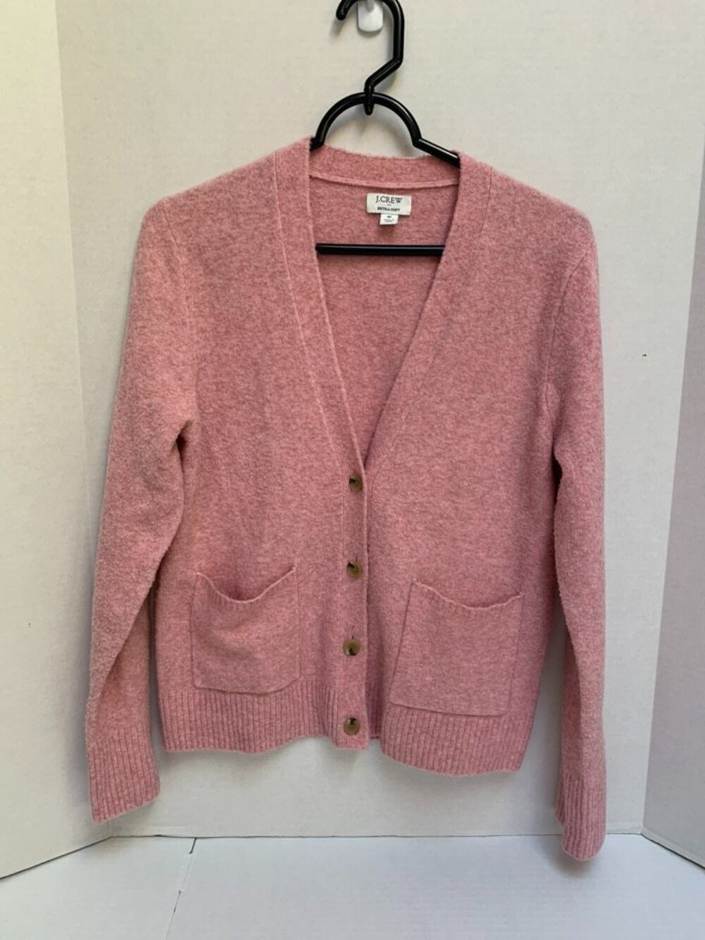 J Crew Womans Size Medium Dusty Rose/ Pink Cardigan Sweater